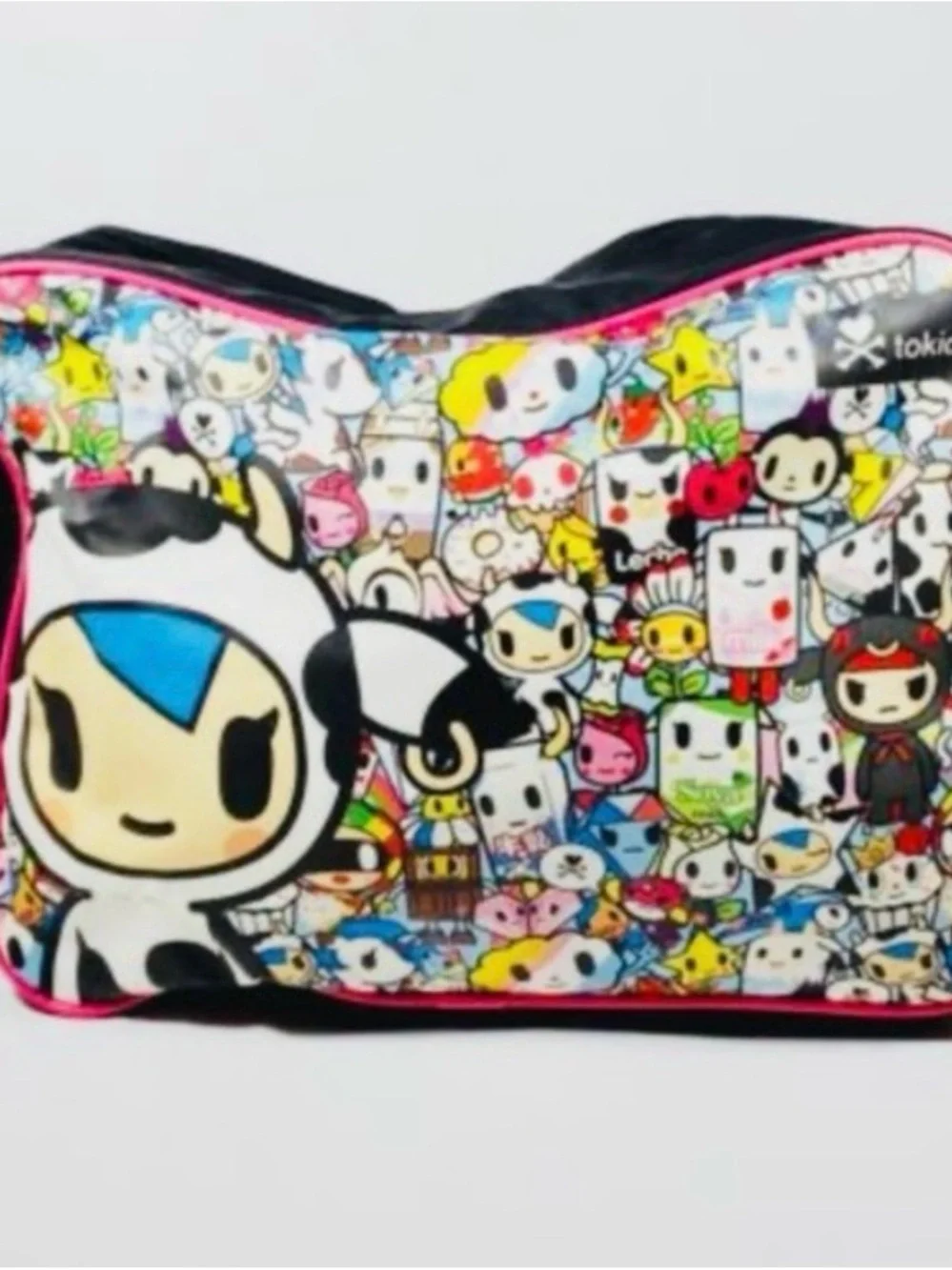 Tokidoki Crossbody Messenger Bag - Colorful Character Print